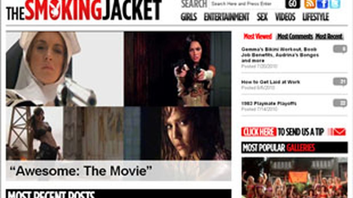 'The Smoking Jacket', nueva página web de la revista 'Playboy'.