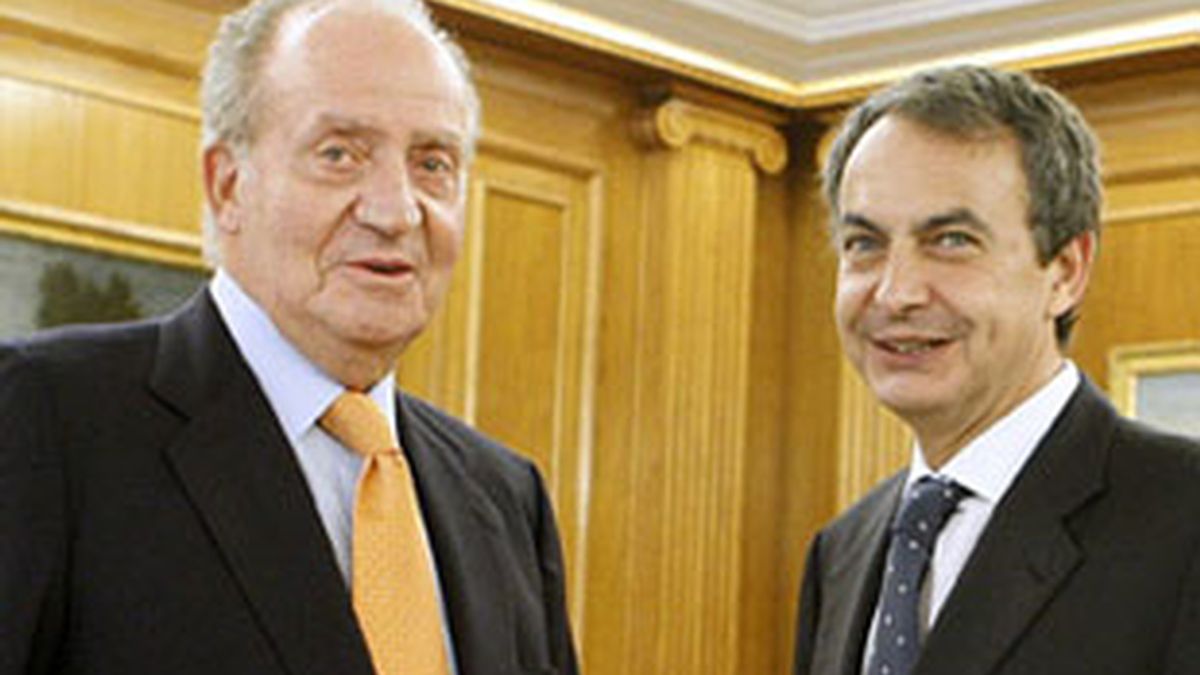 El Rey y Zapatero, en su primer despacho tras el alta del monarca.
