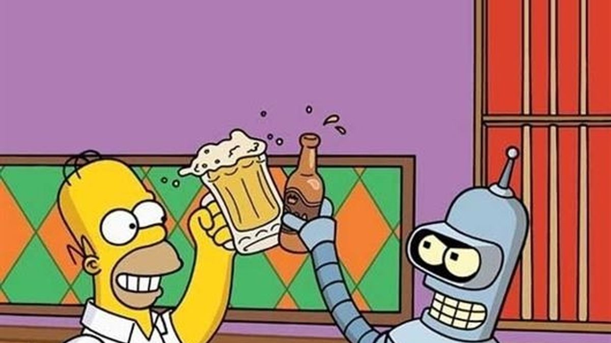 Los Simpson y Futurama