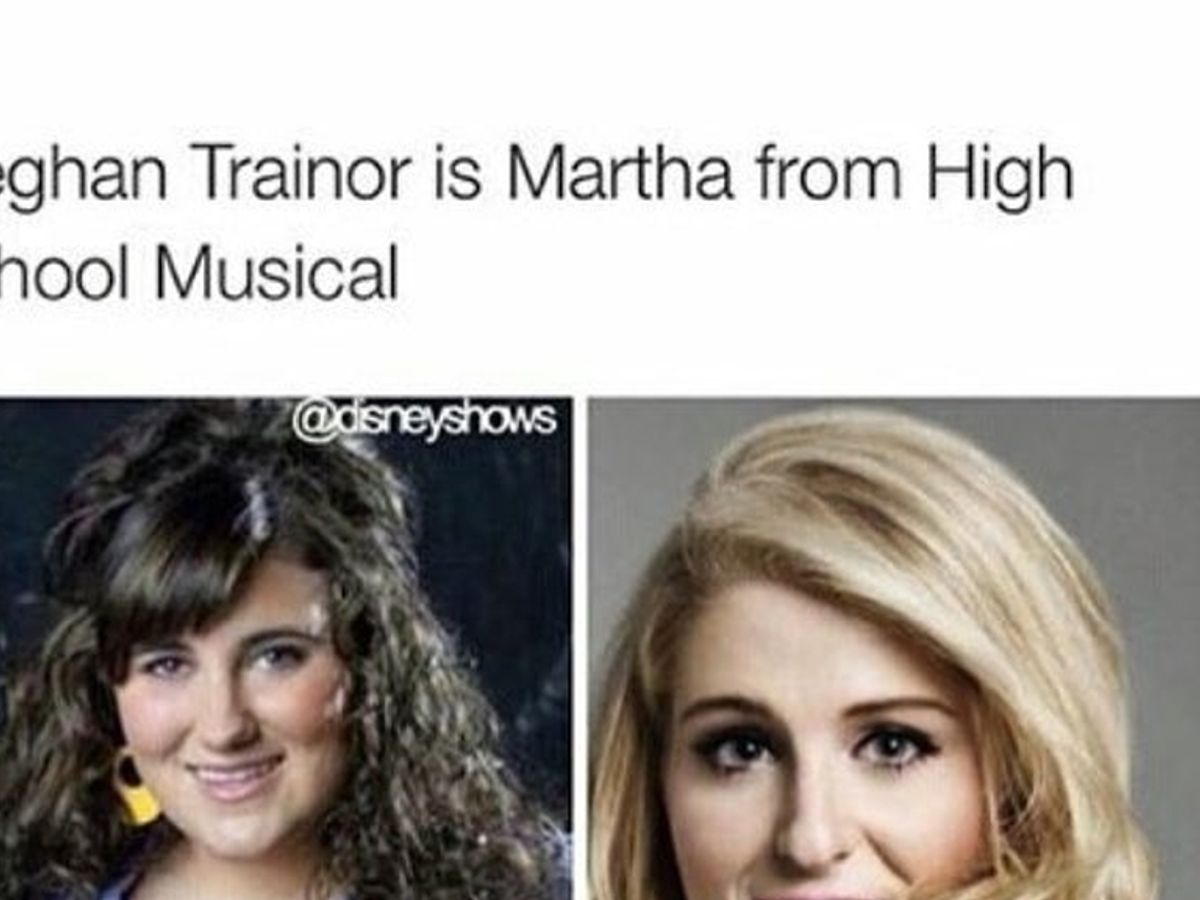Miley Cyrus Meghan Trainor High School Musical Meme — Singer Posts Meme of  Movie Actor