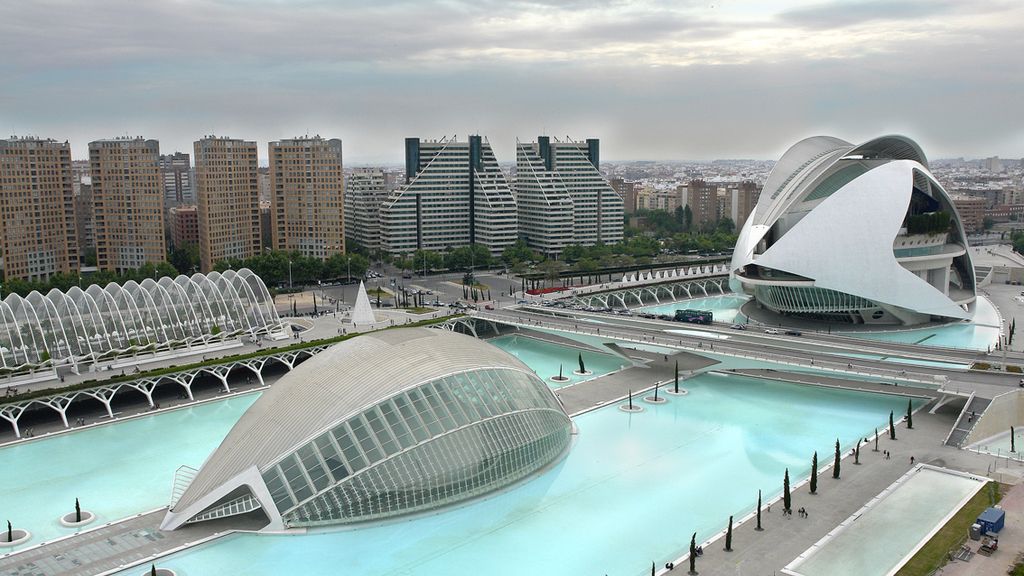 Ciudad de las Artes y las Ciencias en Valencia