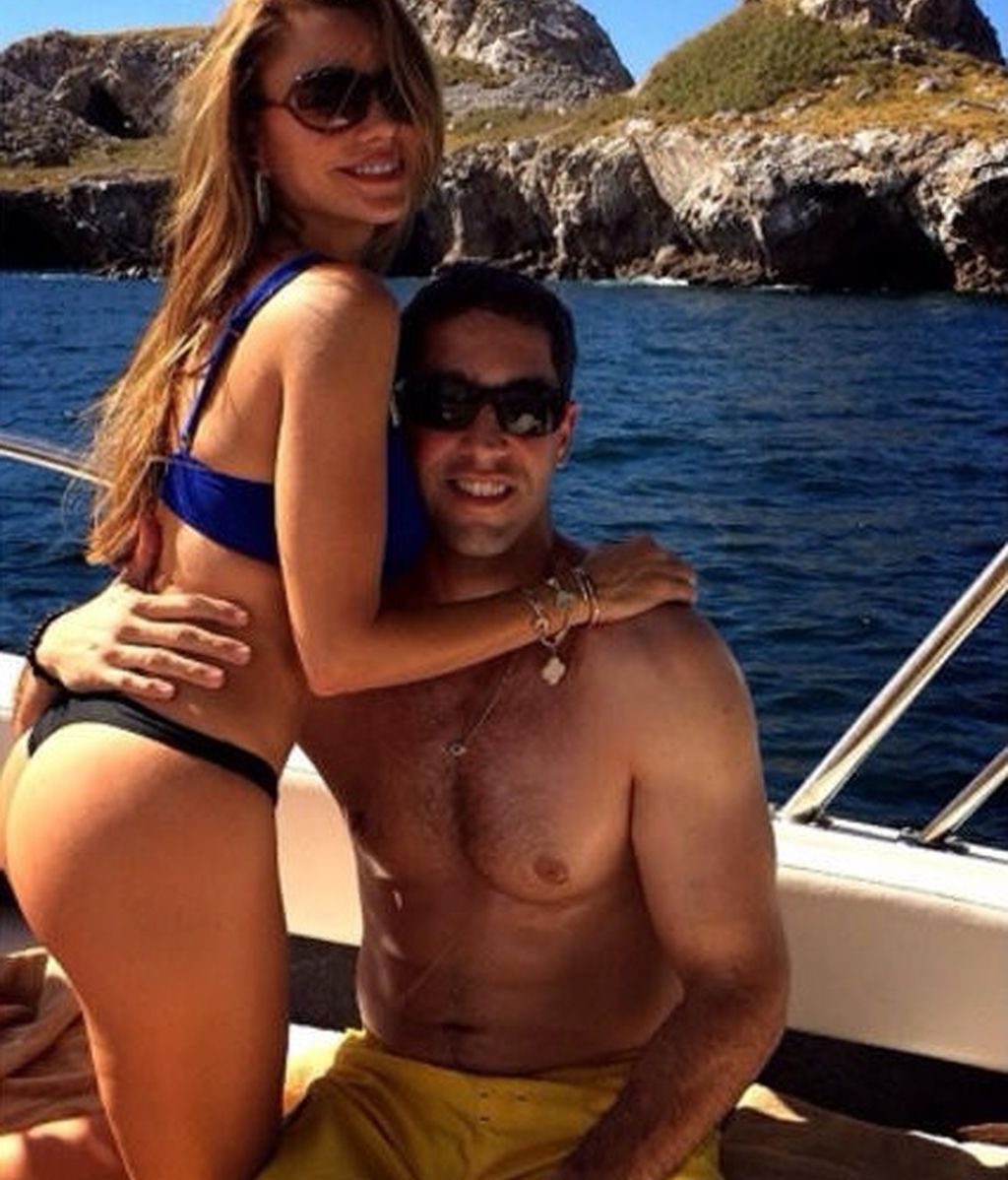 Sofía Vergara y su  novio Nick Loeb