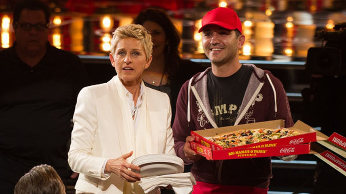 Gala Oscar Ellen DeGeneres pizza