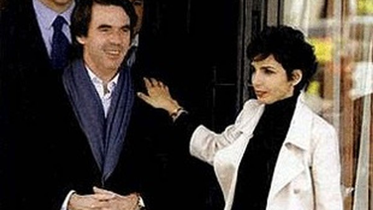 José María Aznar y Rachida Dati.