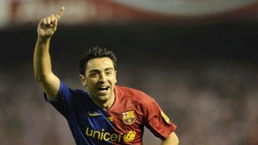 Xavi, centrocampista del Barça.