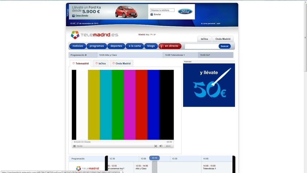 Telemadrid huelga