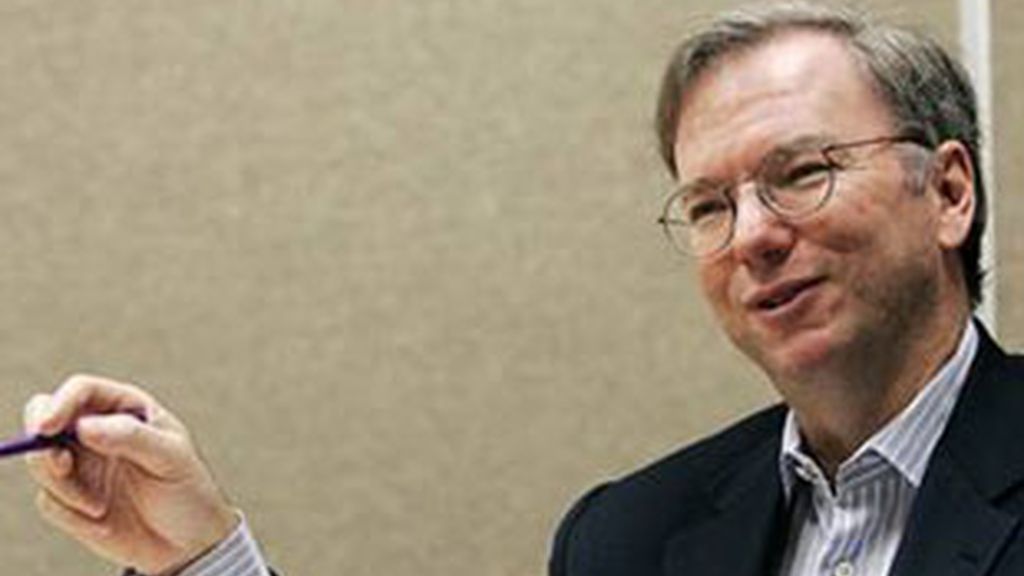 Eric Schmidt, presidente de Google.