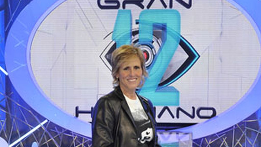 Mercedes Milá, en el plató de las galas de 'GH'.