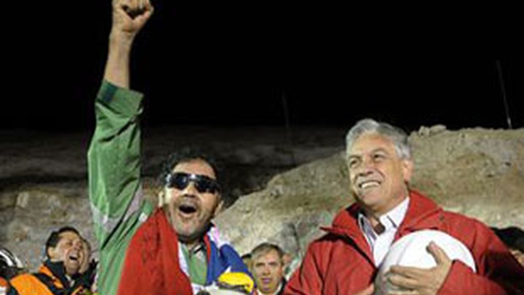 Rescate de los mineros chilenos.