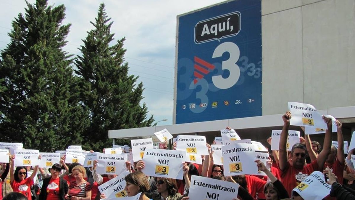 Los trabajadores de TV3 y Catalunya Ràdio convocan una huelga de 12 horas