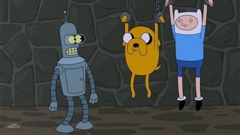 Hora de aventuras' se cuela en 'Futurama'