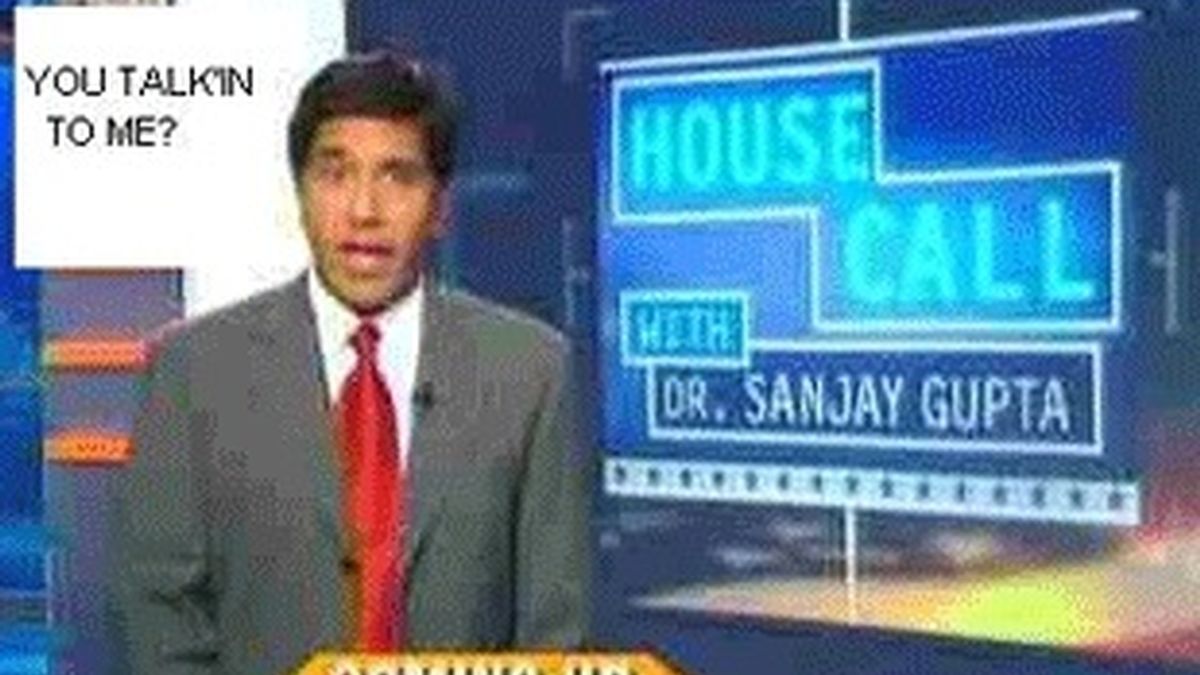 Sanjay Gupta, en su programa de CNN.