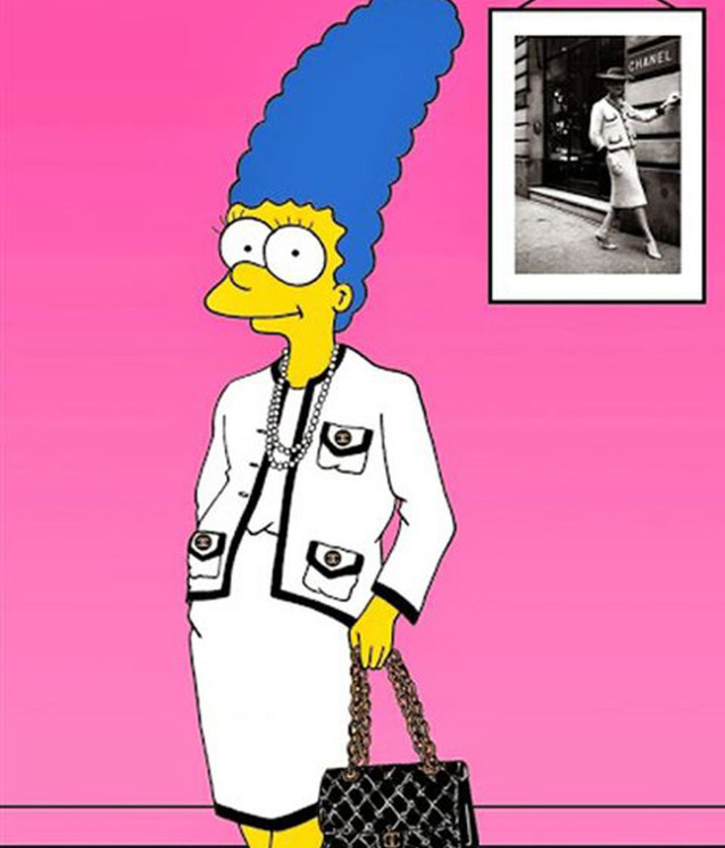 ¿Cómo le queda la ropa de Audrey Hepburn, Lady Di o la princesa Catalina  a la esposa de Homer?