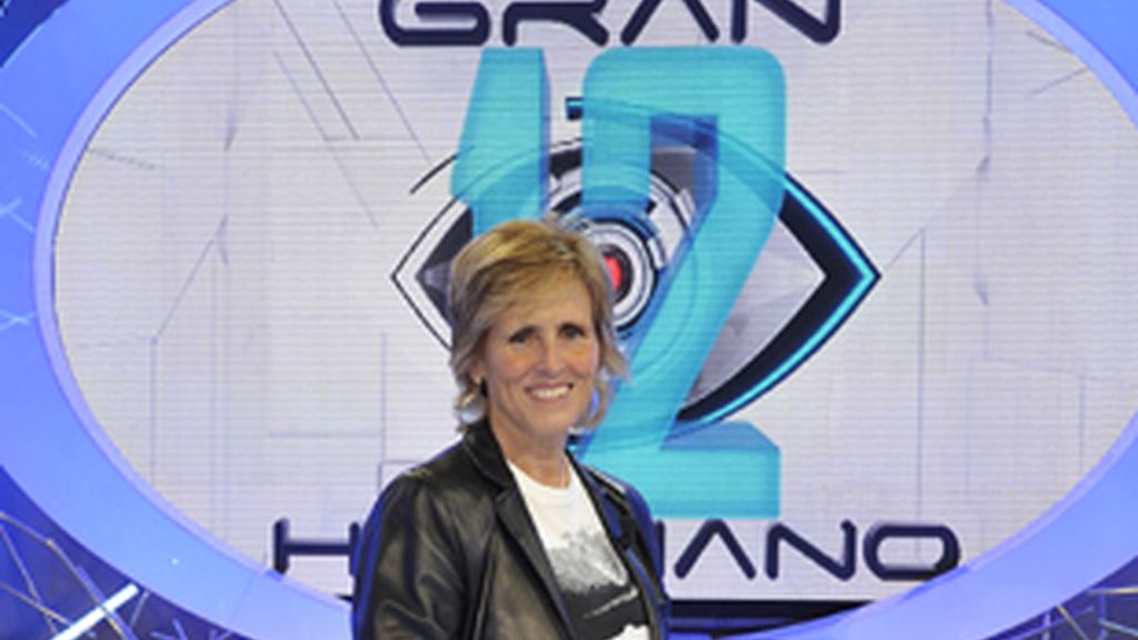 Mercedes Milá, en el plató de las galas de 'GH'.