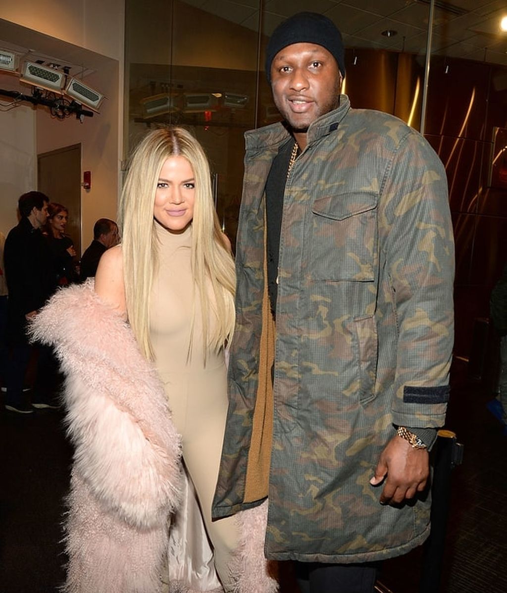 Lamar Odom con su exesposa, Khloé Kardashian