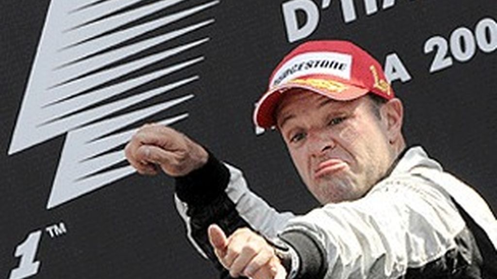 Rubens Barrichello, ganador en Monza.