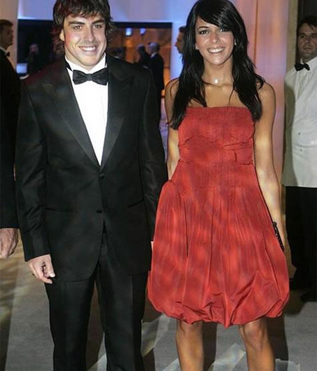 Raquel del Rosario y Fernando Alonso