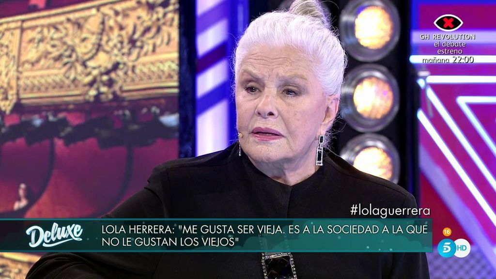 Lola Herrera sentencia: "A esta sociedad no le importan los viejos"