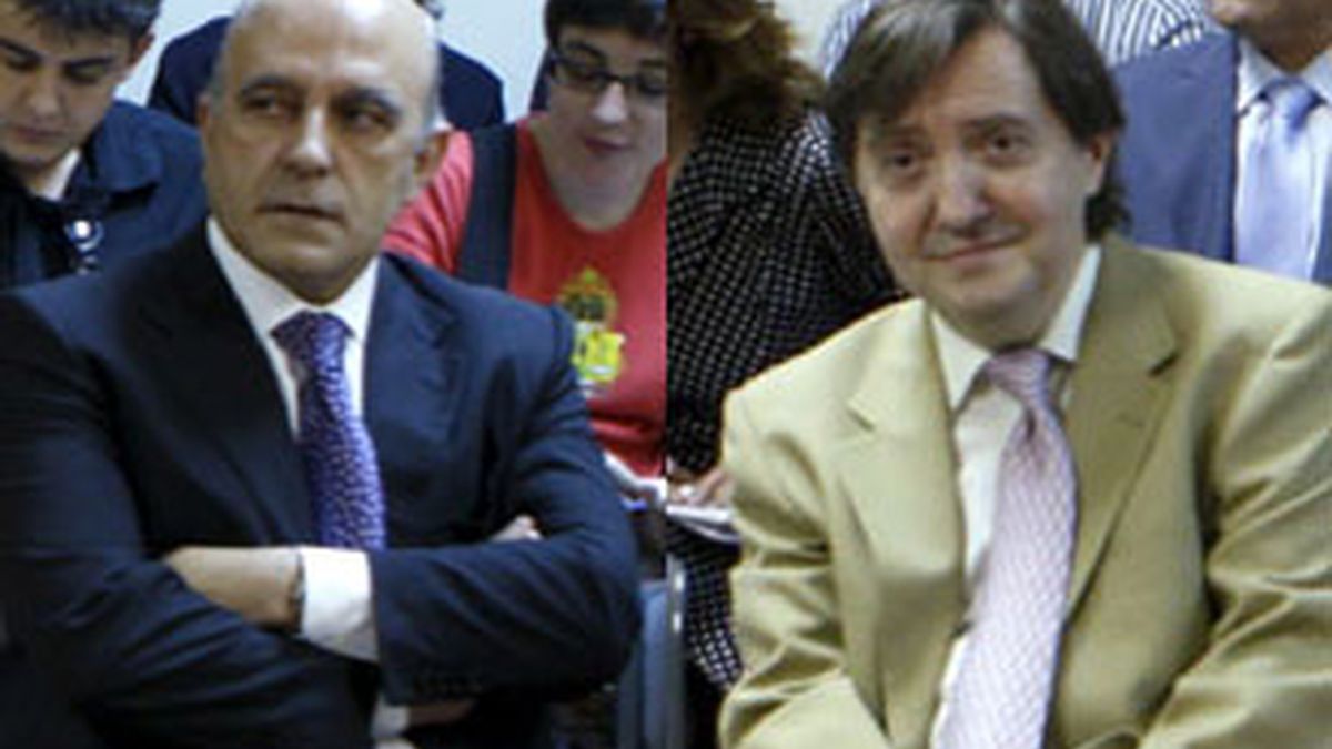 José Antonio Zarzalejos (izquierda) y Federico Jiménez Losantos.