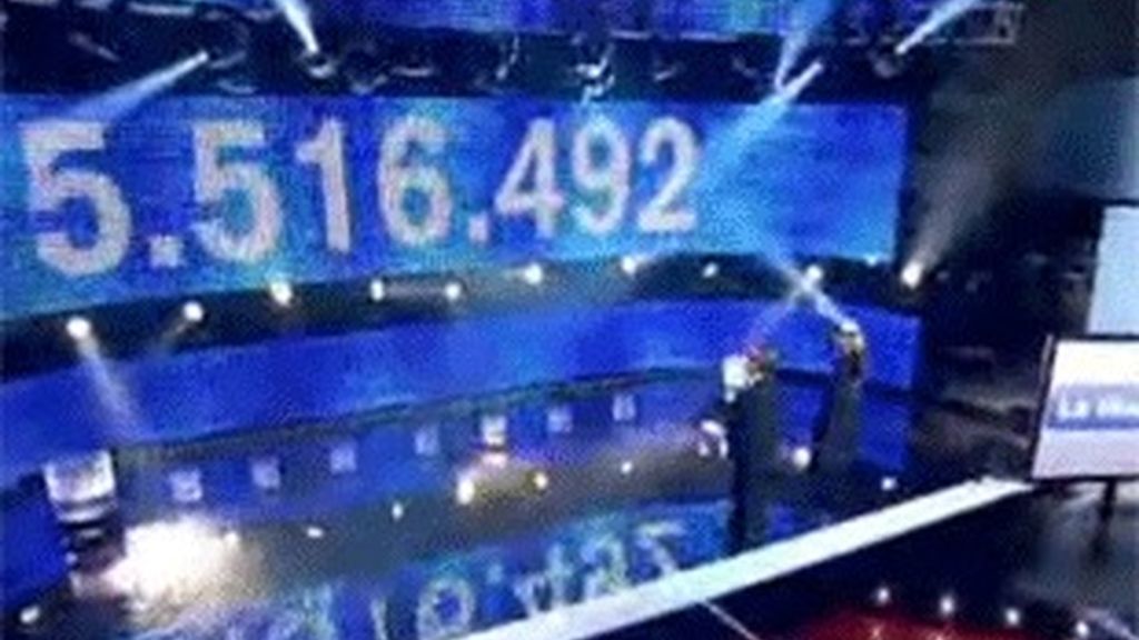 Despedida de la gala de la Marató 2009.