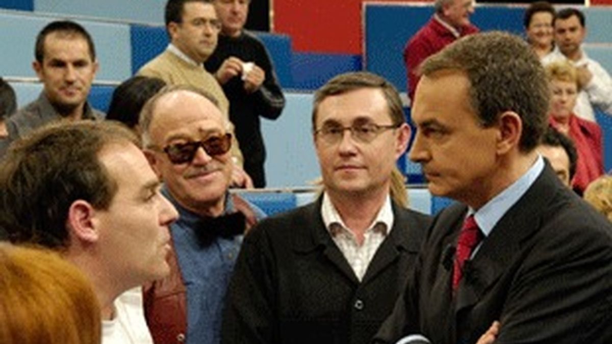 José Luis Rodríguez Zapatero, en 'Tengo una pregunta', programa más visto de enero.