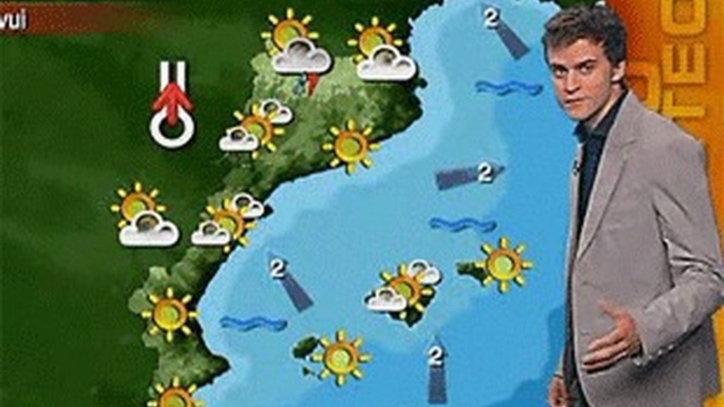 El actual mapa del tiempo de los 'Països Catalans' en TV3.