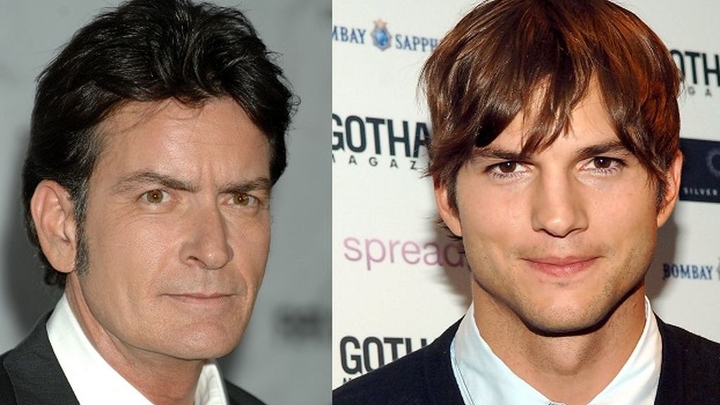 Montaje Sheen y Kutcher