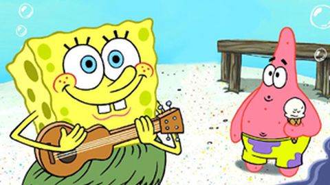 Cuatro ficha a Bob Esponja