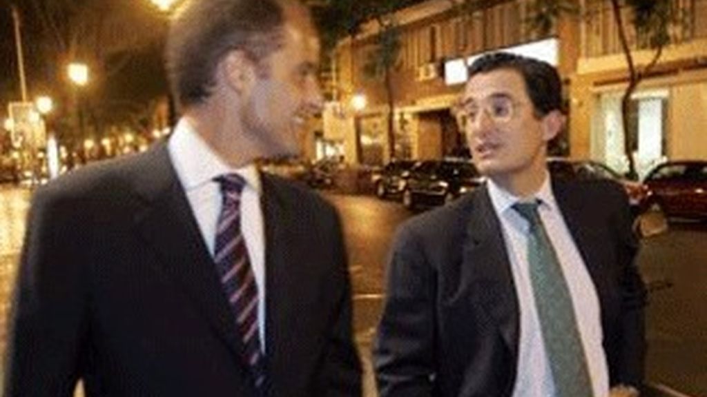 Francisco Camps (izquierda) y Pedro García.