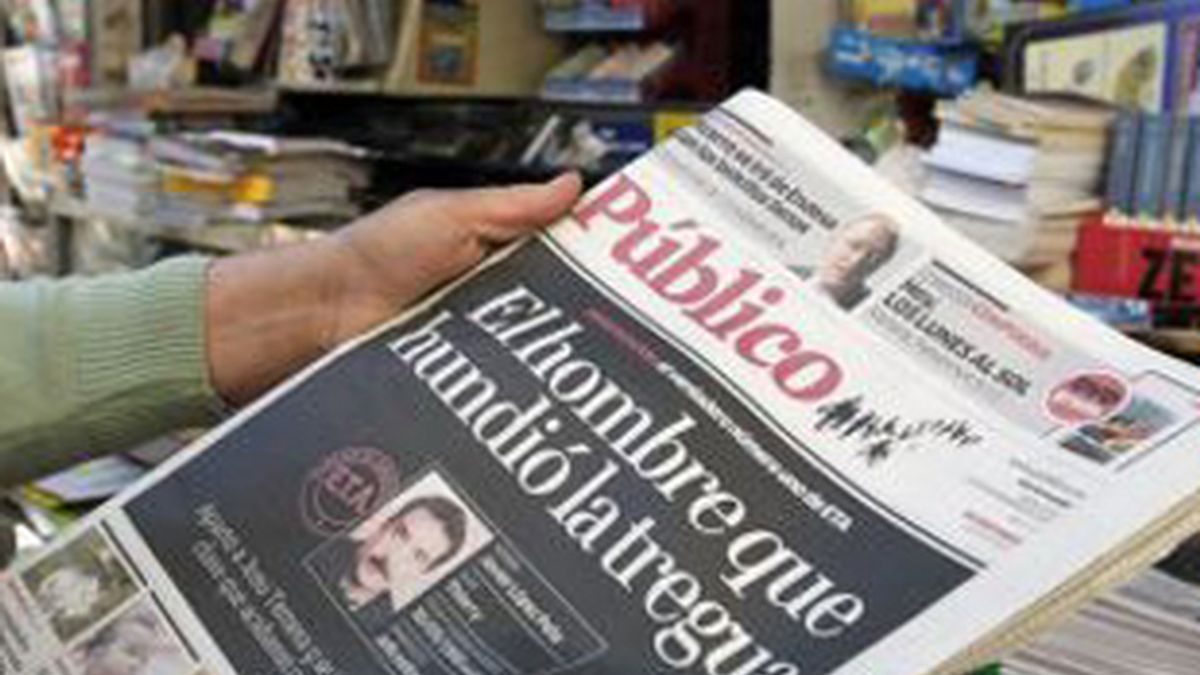 Imagen de la portada del diario 'Público'.