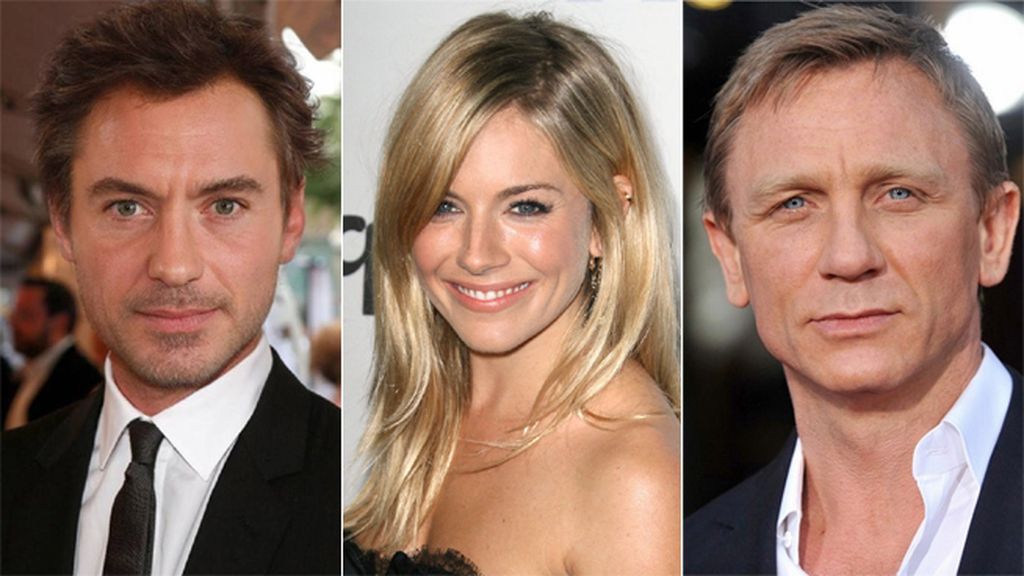 Jude Law, Sienna Miller & Daniel Craig