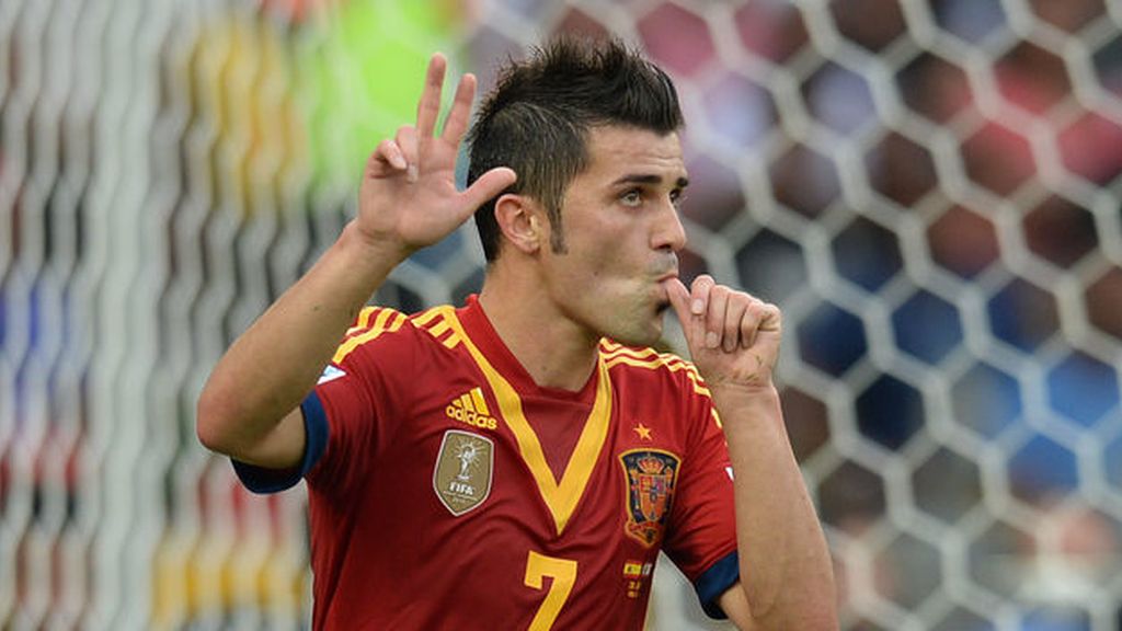 David Villa España Tahiti
