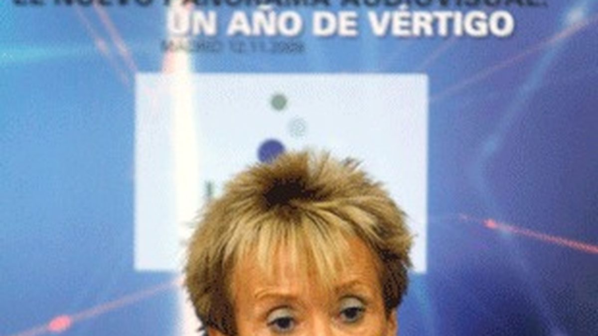 María Teresa Fernández de la Vega, en la jornada anual de UTECA.