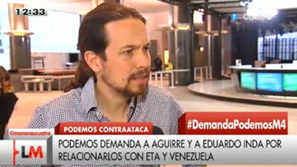 Pablo Iglesias en 'Las mañanas de Cuatro'