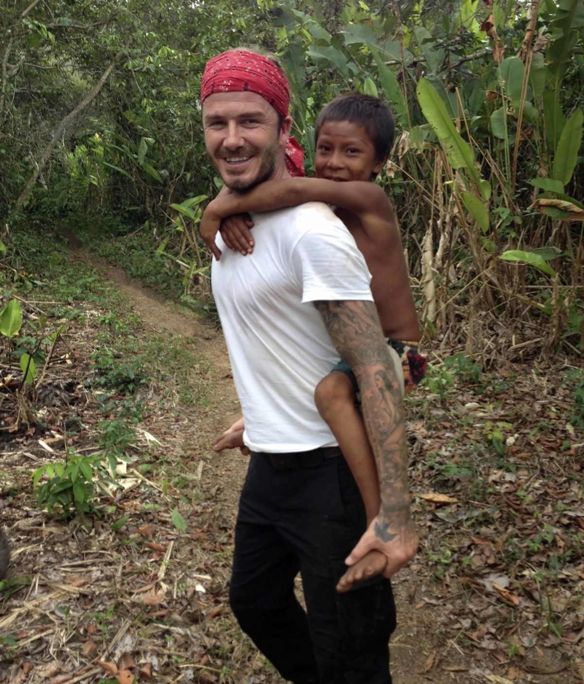 David Beckham en Brasil