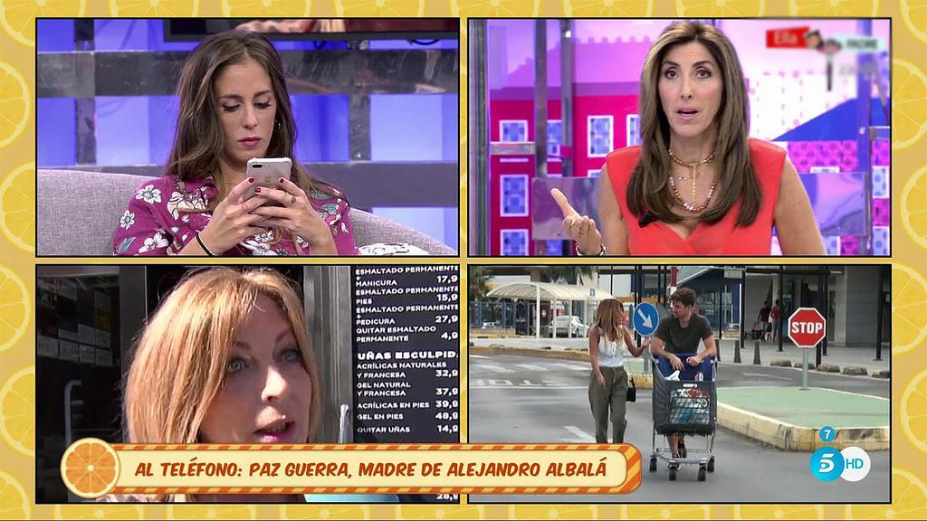 Paz Guerra, madre de Alejandro Albalá: "Estoy encantadísima de que cuente su verdad"