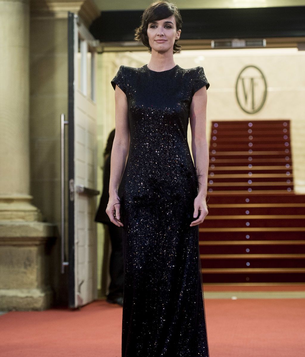 Paz Vega 'brilló' con lentejuelas negras para recoger el Premio Jaeger-Lecoutre al Cine Latino