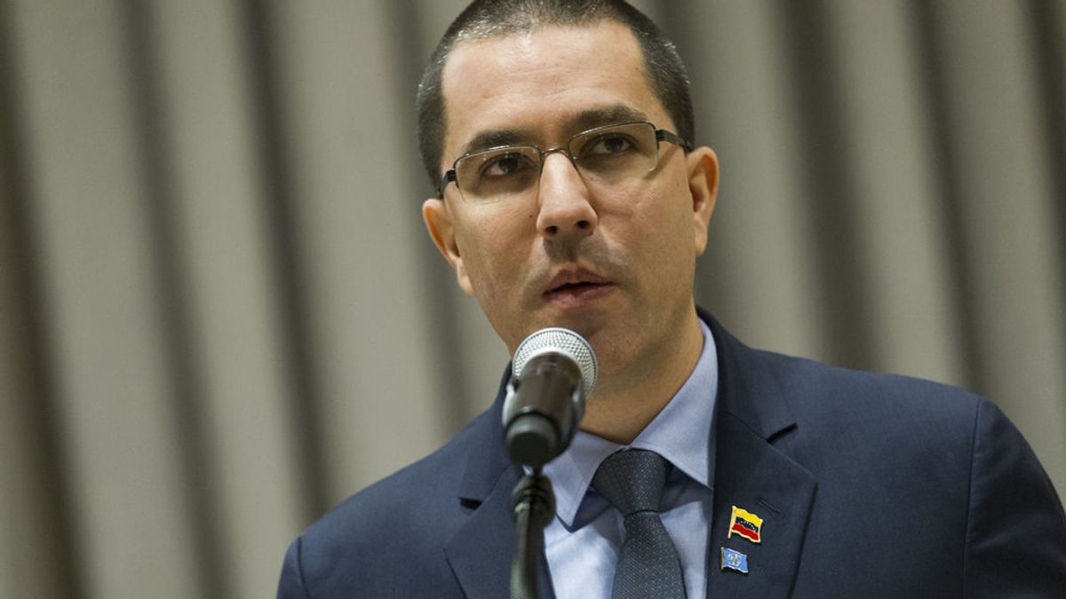 Jorge Arreaza,  ministro de Asuntos Exteriores de Venezuela