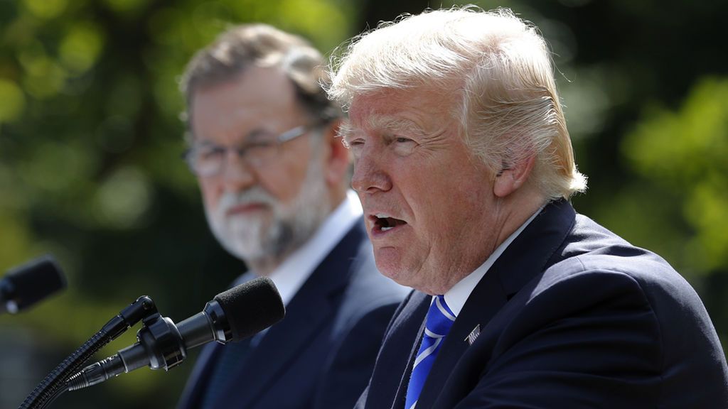 Trump defiende la unidad de España ante Rajoy en la Casa Blanca