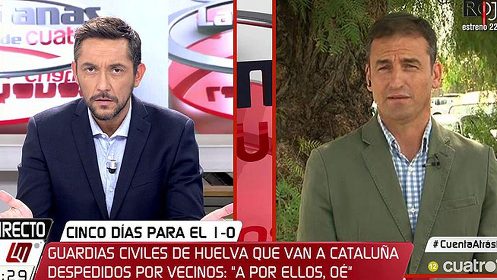 J. Fernández (Asociación Unificada Guardia Civil), sobre Cataluña: “Una vez más, se pone a la Guardia Civil en el medio”