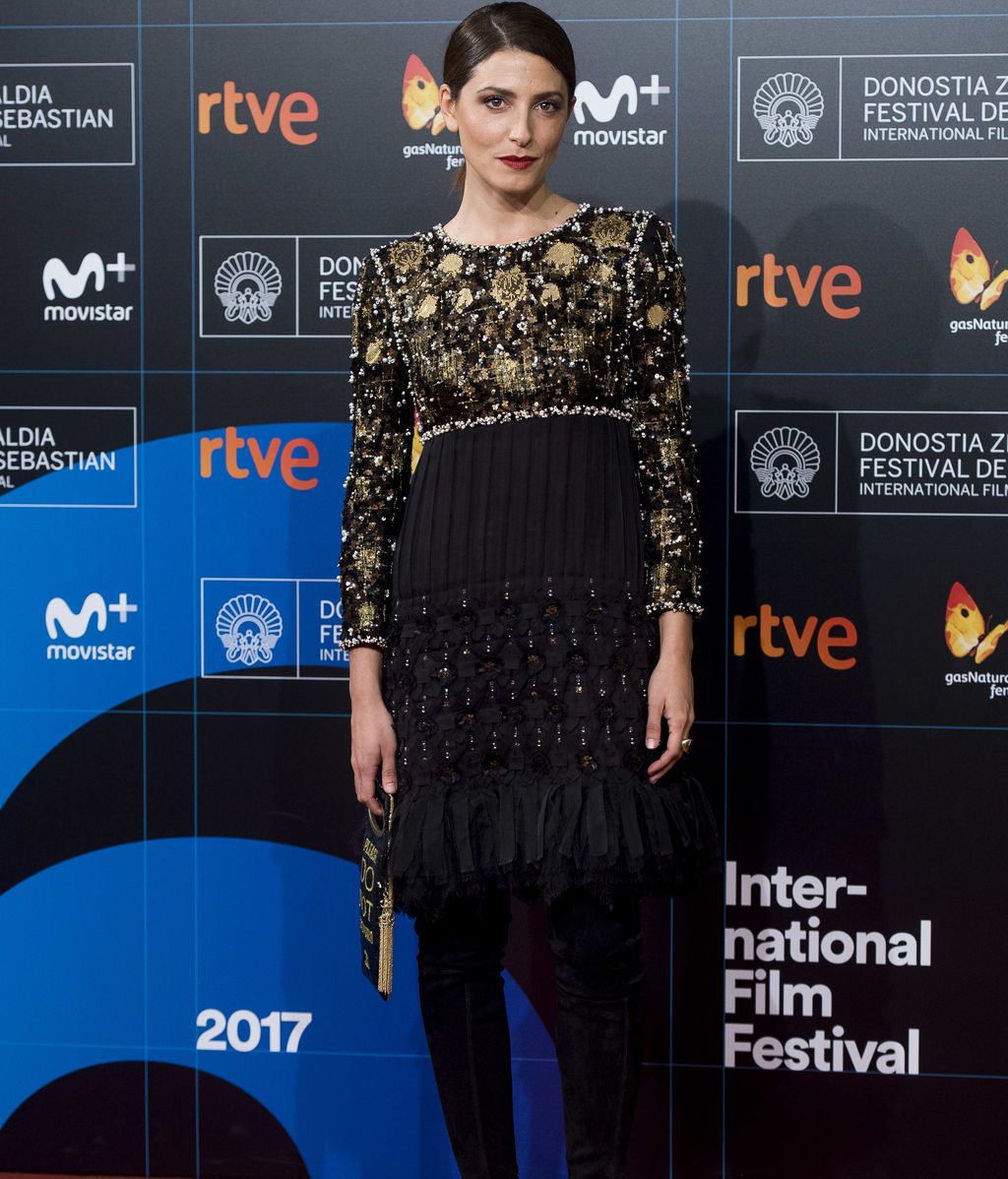 Bárbara Lennie, con un Chanel de bordados florales y pedrería