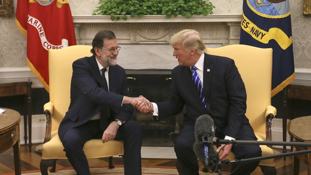 Rajoy y Trump se reúnen en el Despacho Oval