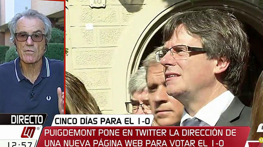 Javier Pérez Royo: "El delito de desobediencia de Puigdemont es reiterado y obvio"
