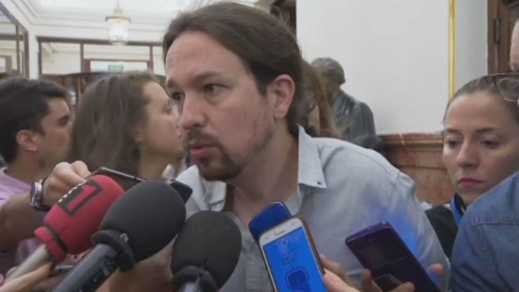 Iglesias acusa al PP de buscar "situaciones de desgracia" con "heridos" el 1-O