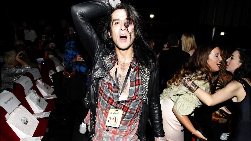 Mario Vaquerizo fue, junto con sus Nancys Rubias, la estrella de la fiesta posterior al estreno