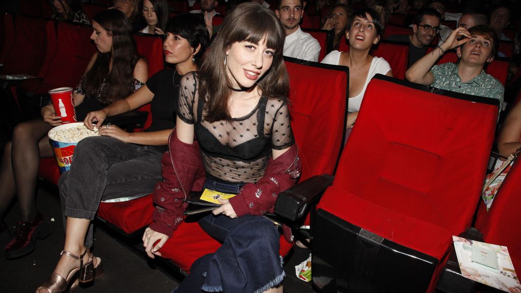 Natalia Ferviú se sentó en primera fila para no perder detalle de "La llamada"
