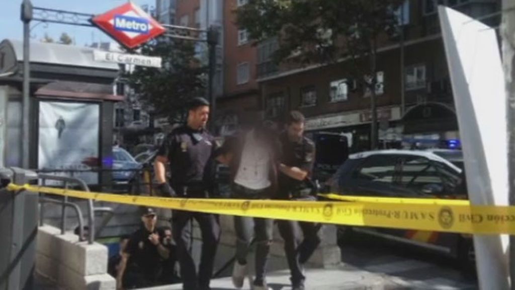 Momentos de pánico en el metro de Madrid tras un tiroteo