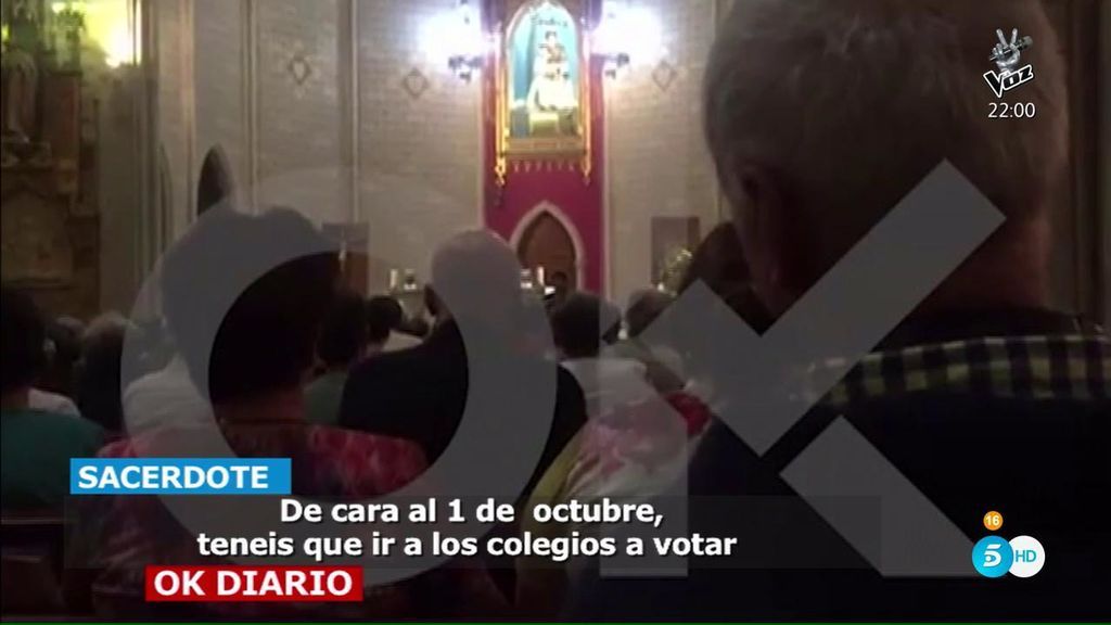 El sermón de un sacerdote catalán a favor de la independencia