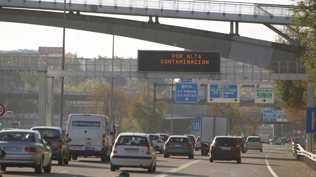 Activado el protocolo anticontaminación en Madrid: No se puede conducir a más de 70km/h