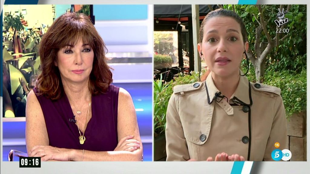 La entrevista completa a Inés Arrimadas en 'El programa de Ana Rosa'